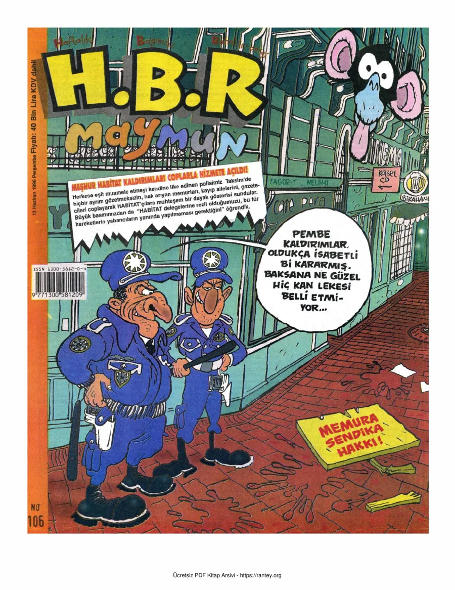 HBR Maymun Sayı 106 kapak görseli
