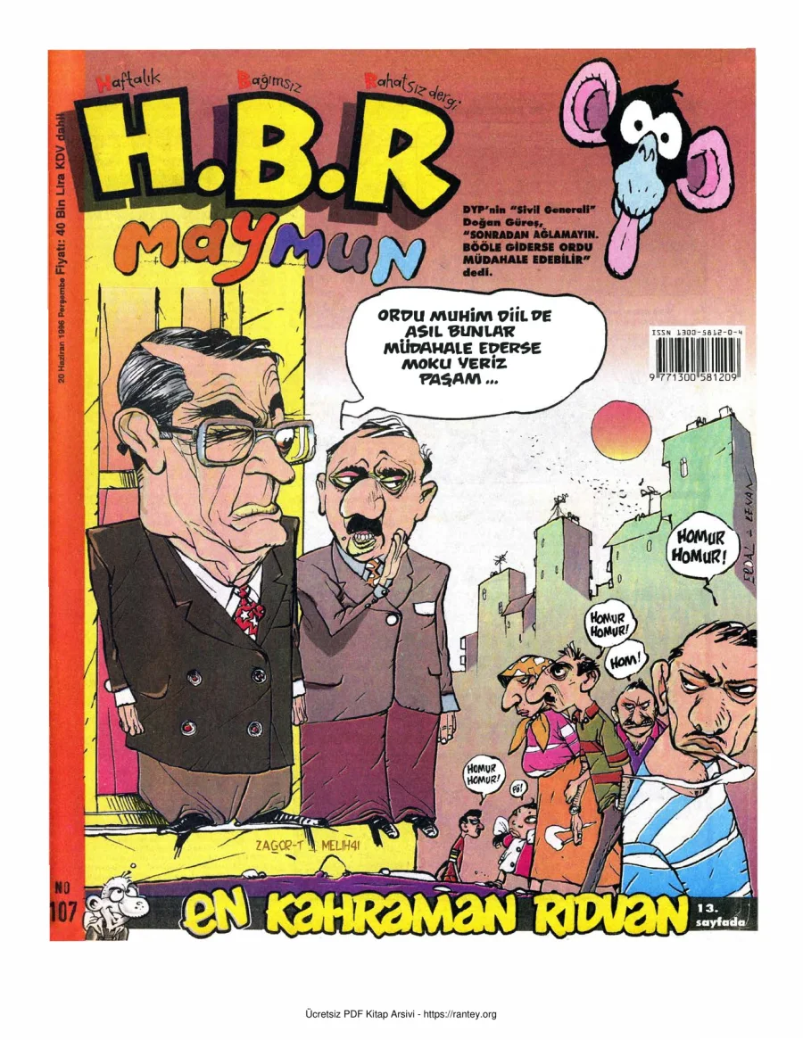 HBR Maymun Sayı 107 kapak görseli