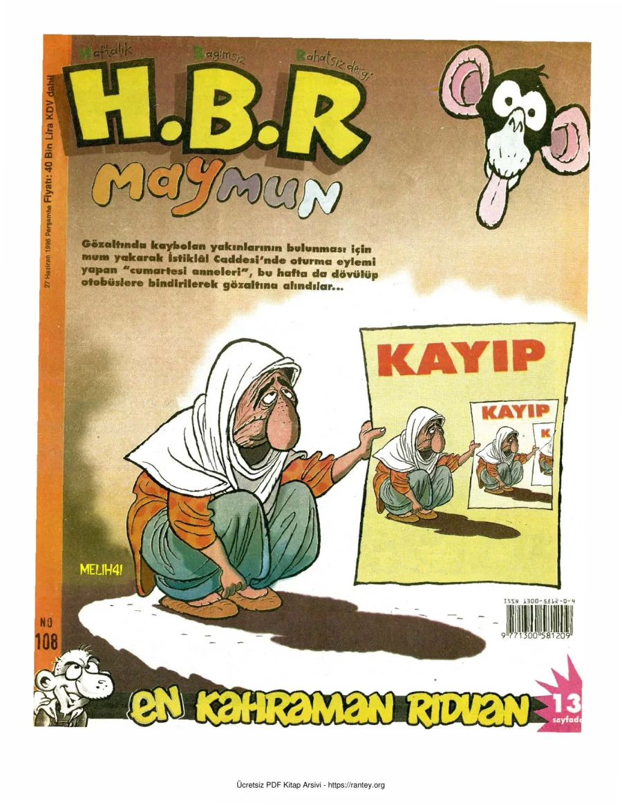 HBR Maymun Sayı 108 kapak görseli