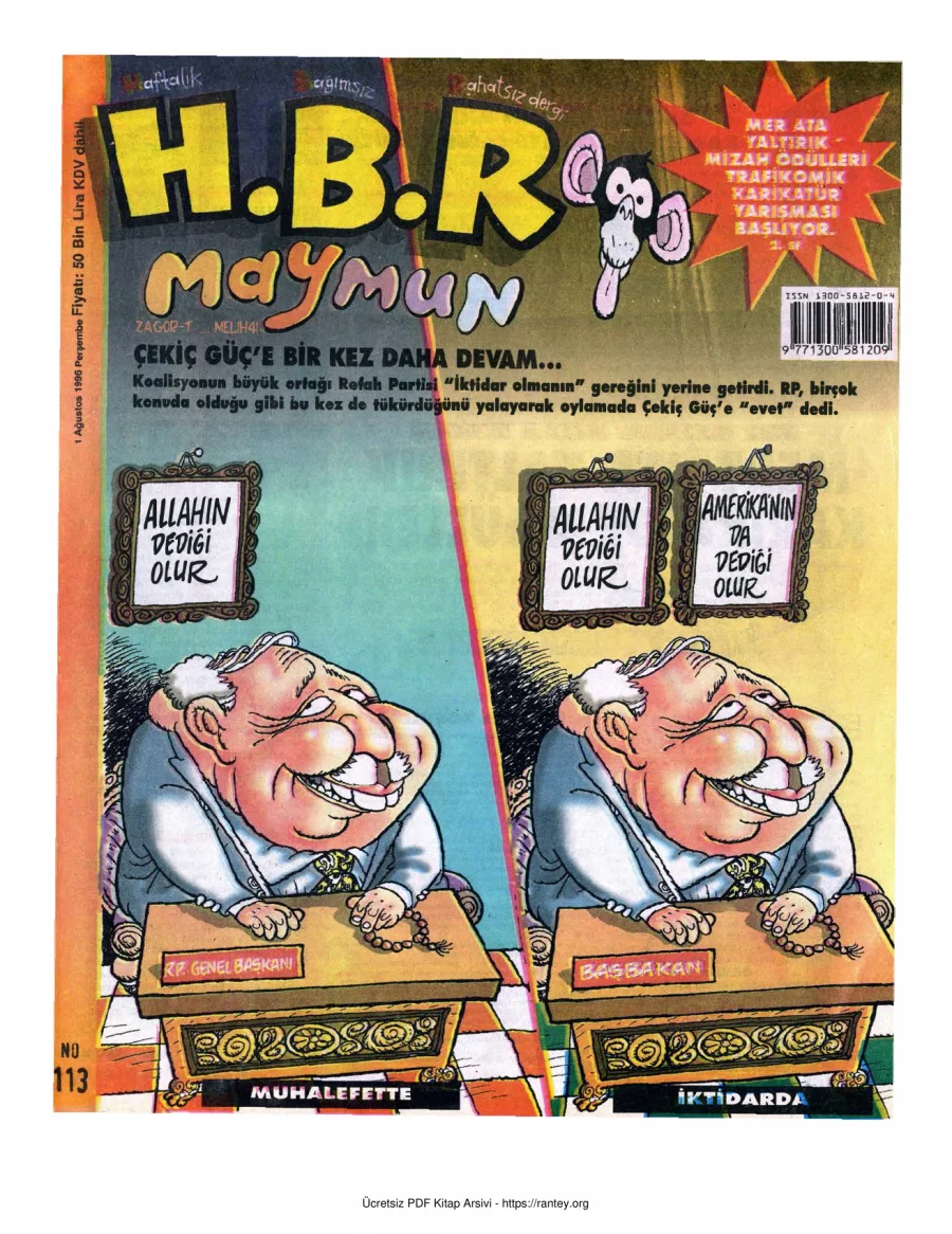 HBR Maymun Sayı 113 kapak görseli
