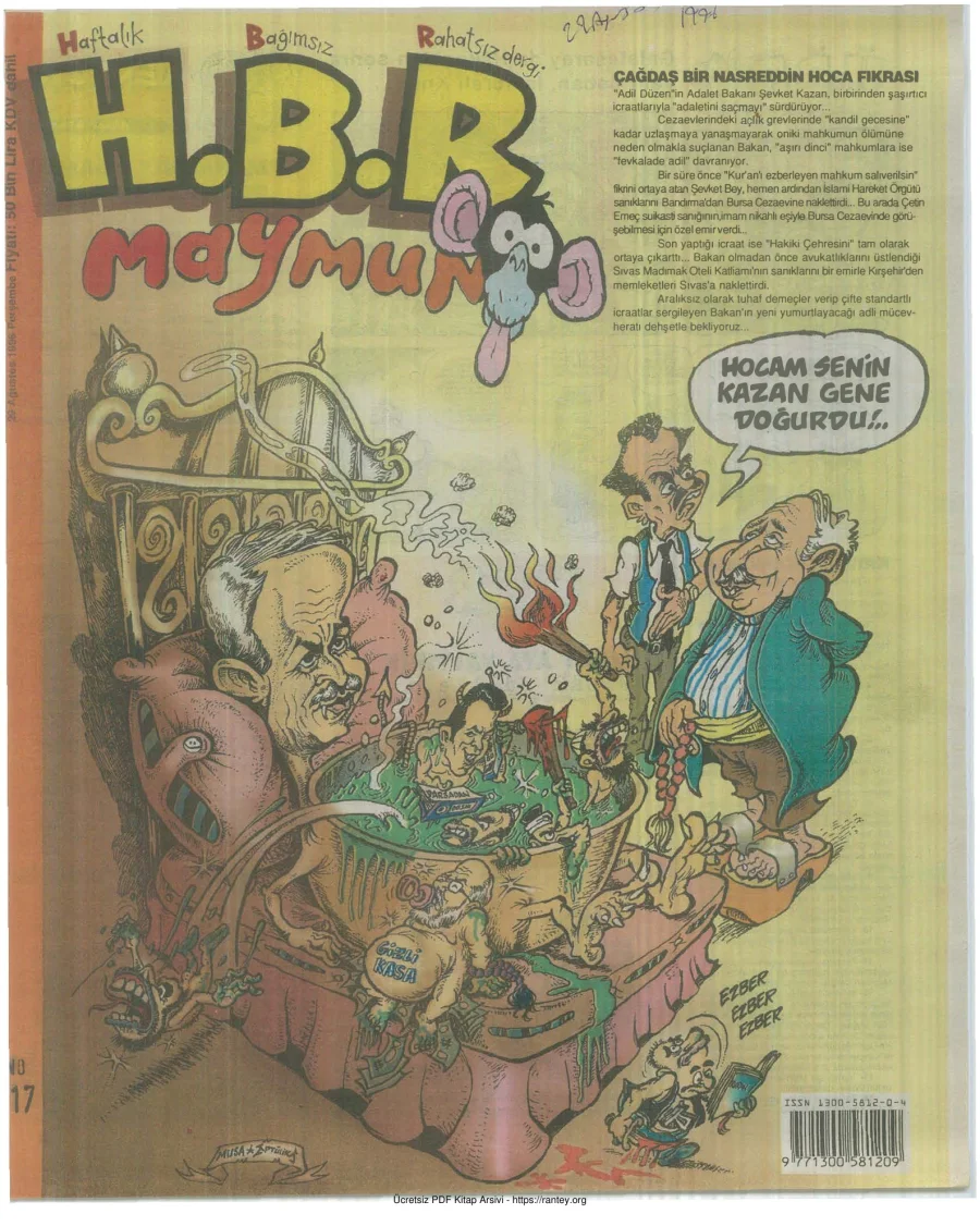 HBR Maymun Sayı 117 kapak görseli