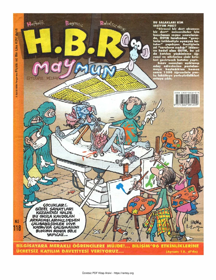HBR Maymun Sayı 118 kapak görseli