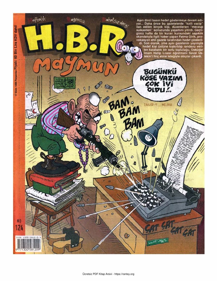 HBR Maymun Sayı 124 kapak görseli