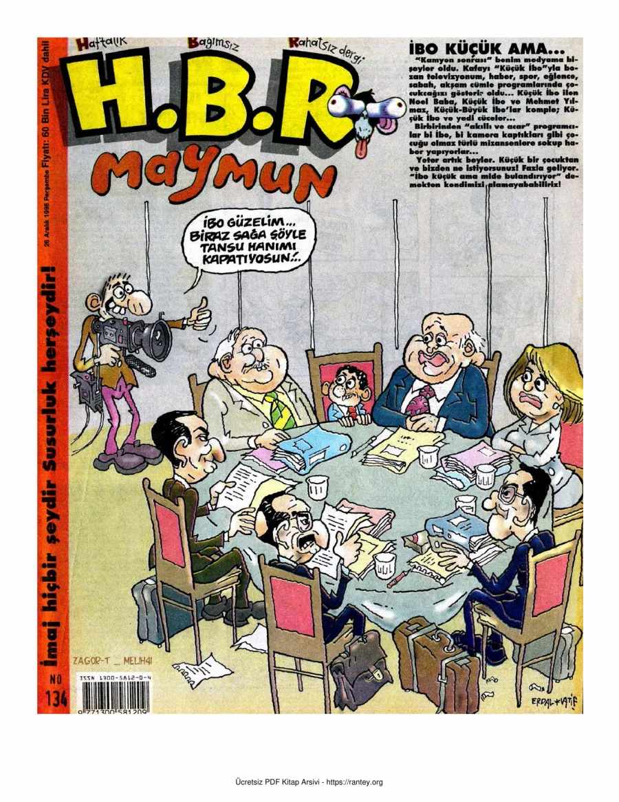 HBR Maymun Sayı 134 kapak görseli