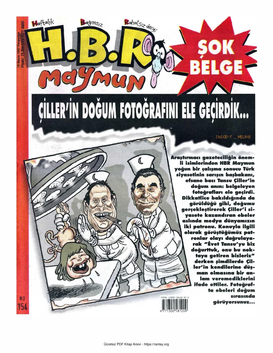 HBR Maymun Sayı 154 kapak görseli