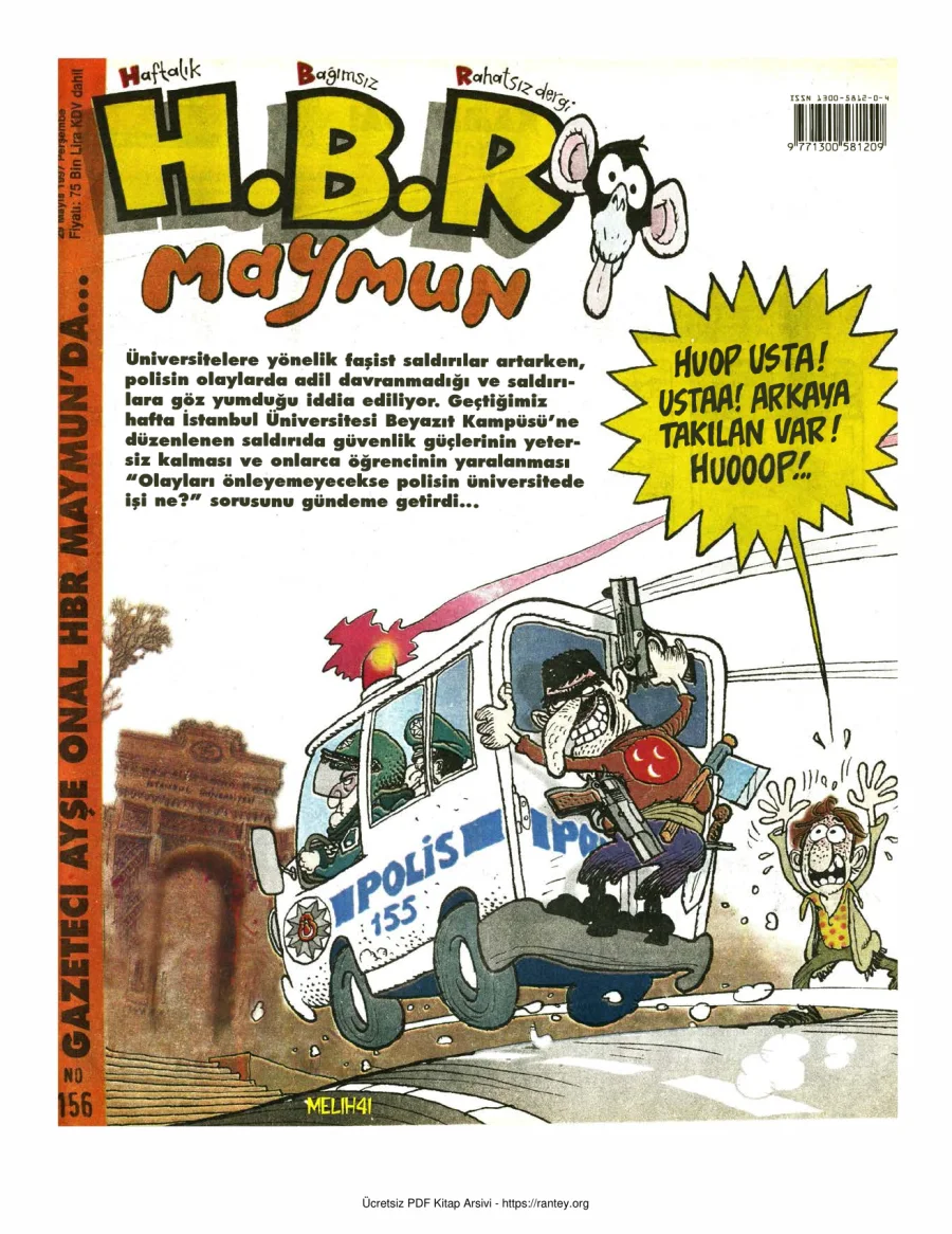 HBR Maymun Sayı 156 kapak görseli