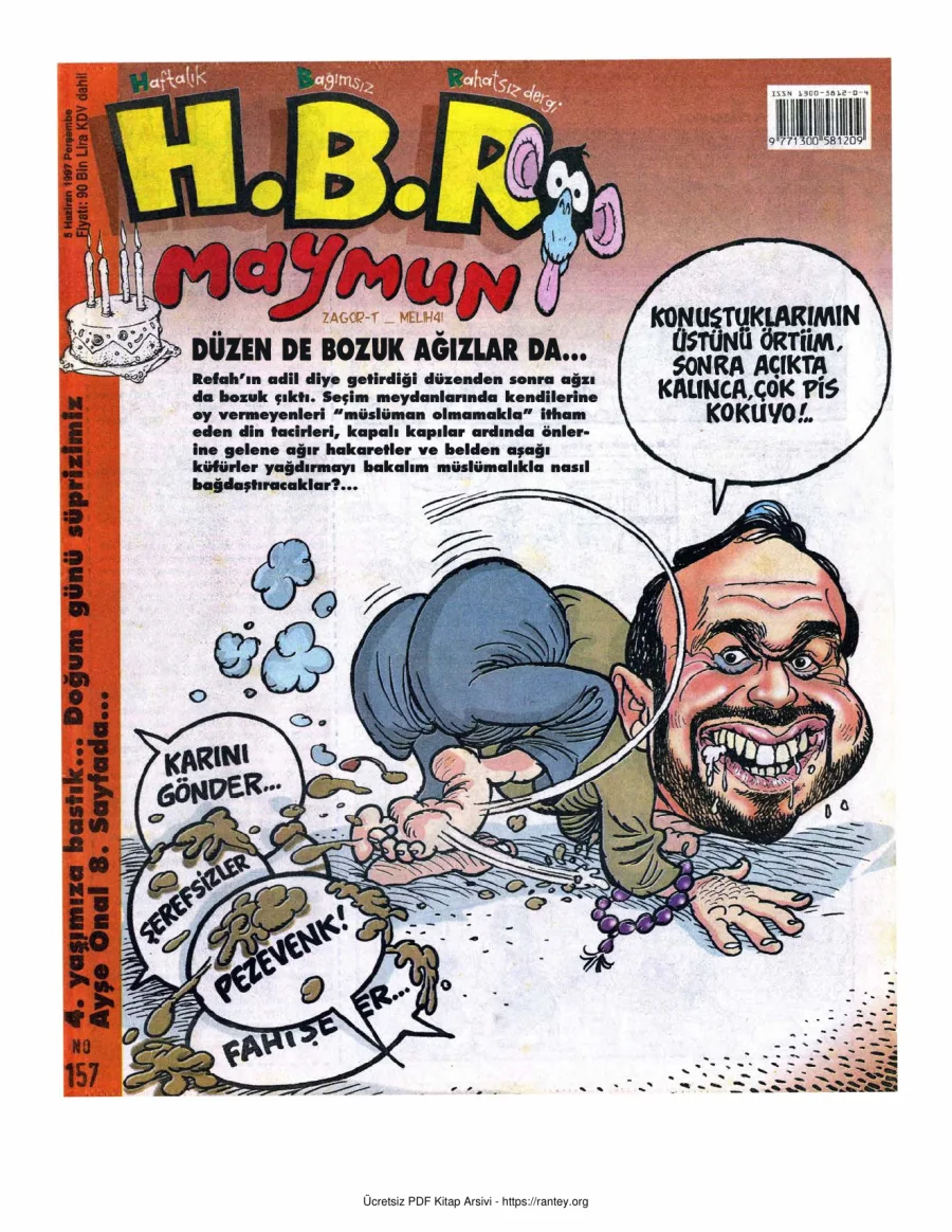 HBR Maymun Sayı 157 kapak görseli