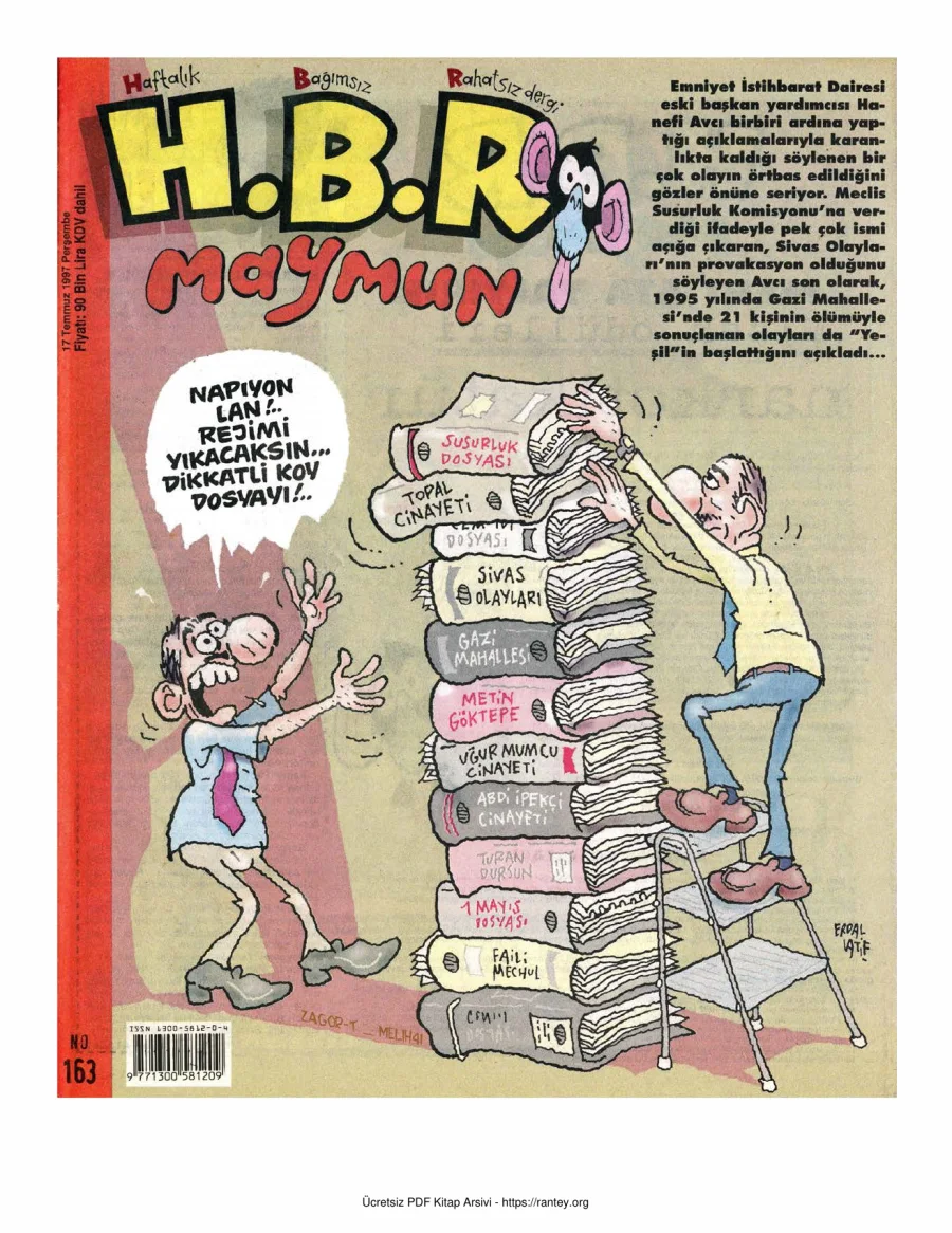 HBR Maymun Sayı 163 kapak görseli