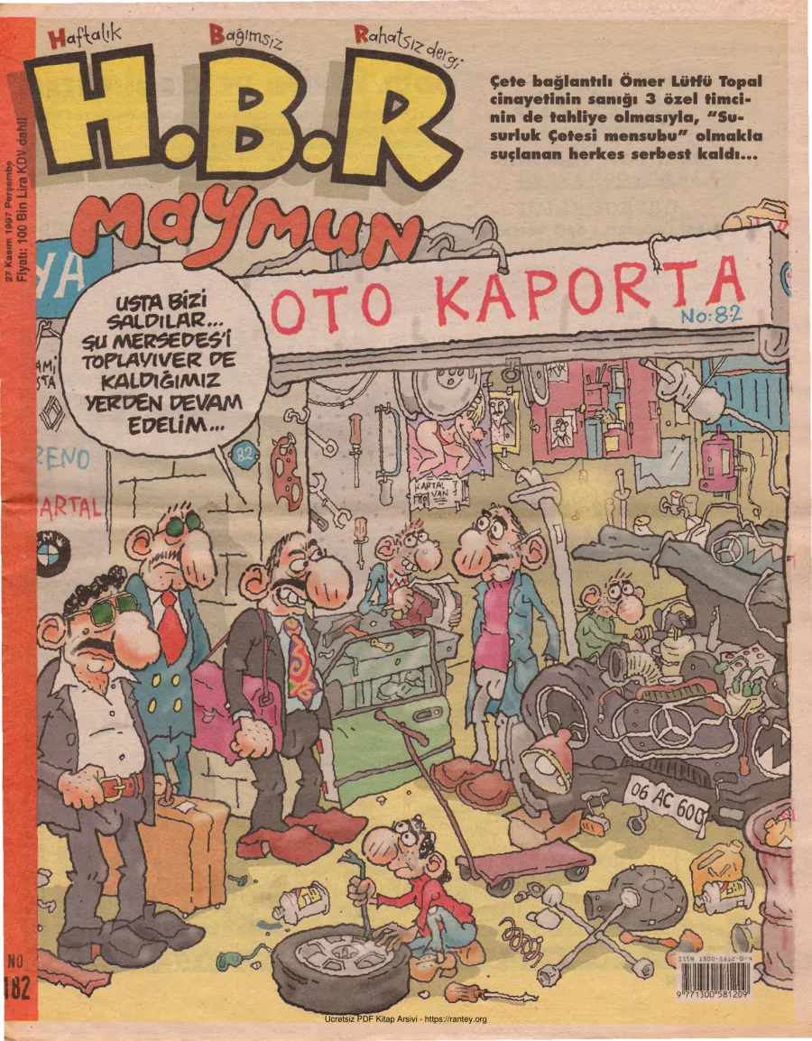 HBR Maymun Sayı 182 kapak görseli