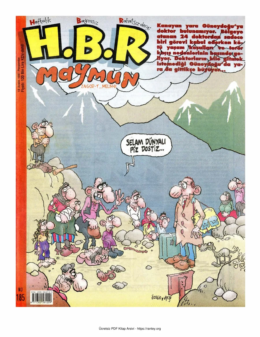 HBR Maymun Sayı 185 kapak görseli