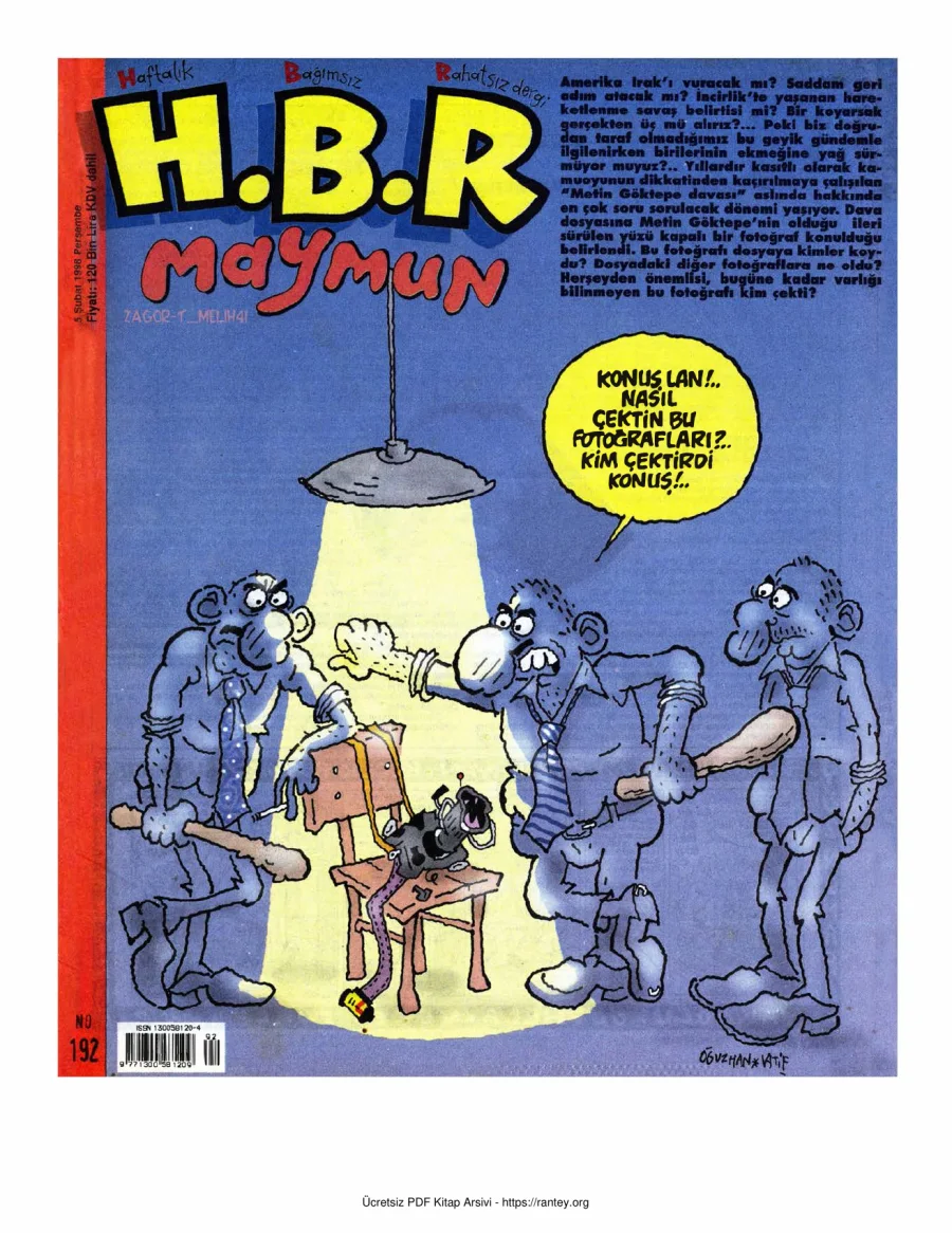 HBR Maymun Sayı 192 kapak görseli