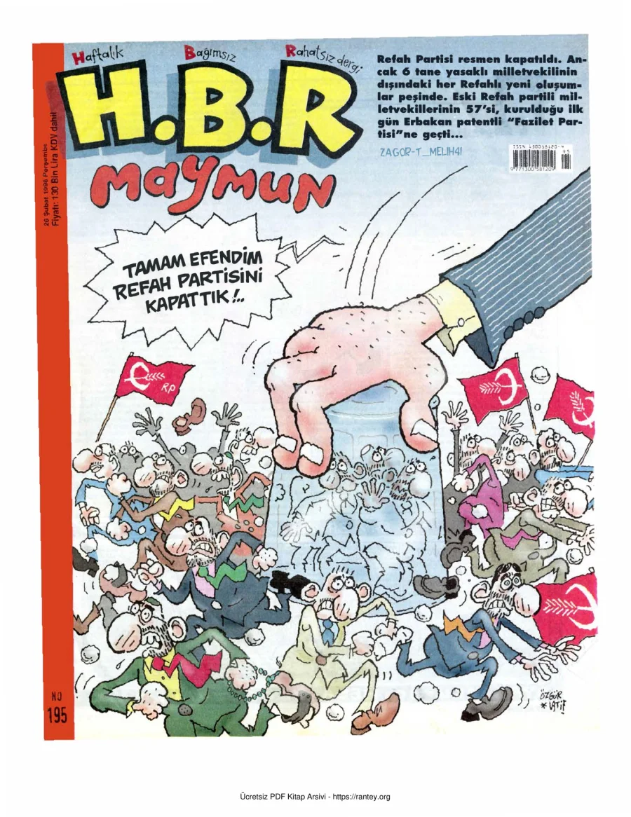 HBR Maymun Sayı 195 kapak görseli