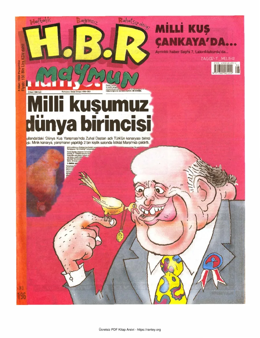 HBR Maymun Sayı 196 kapak görseli
