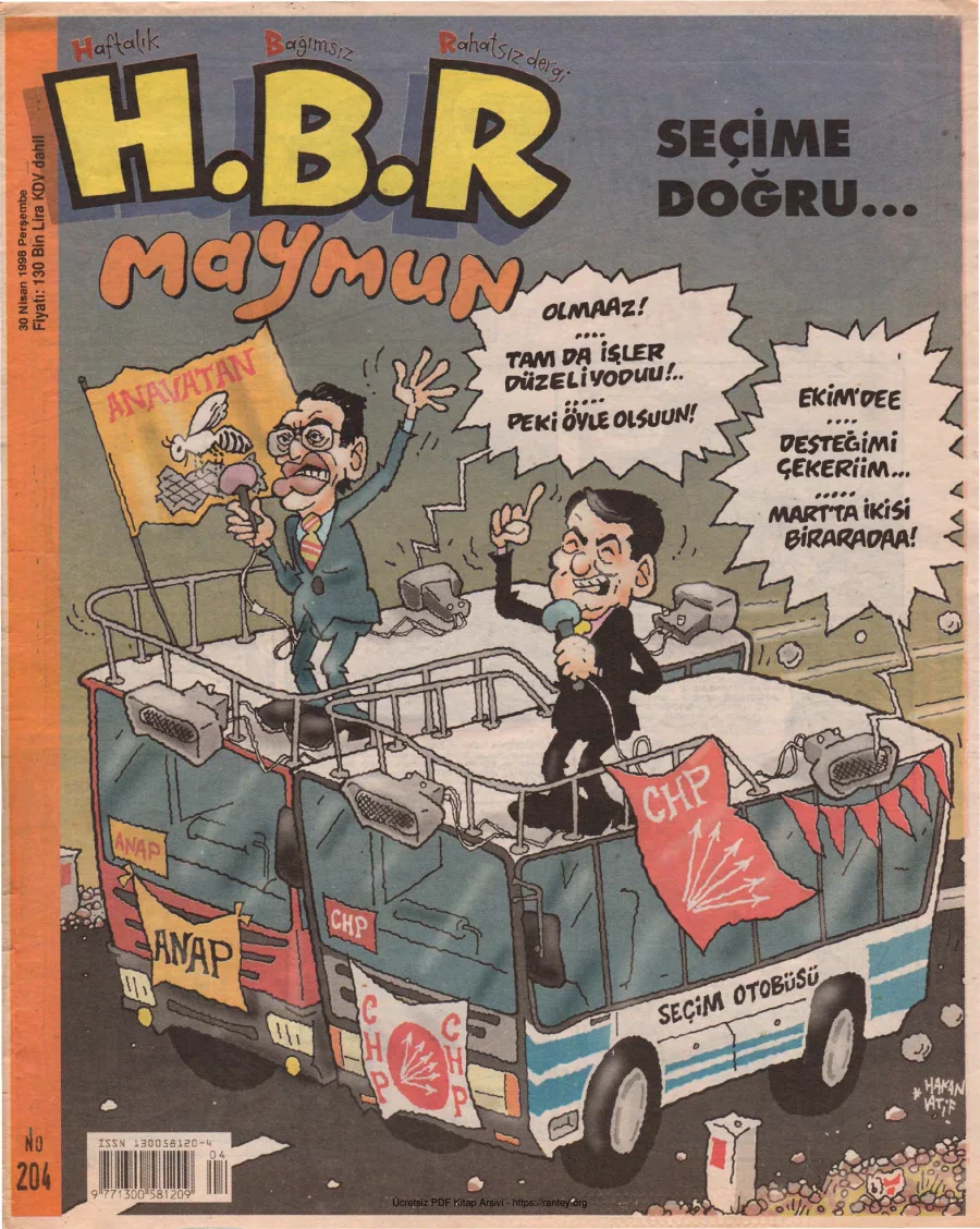 HBR Maymun Sayı 204 kapak görseli