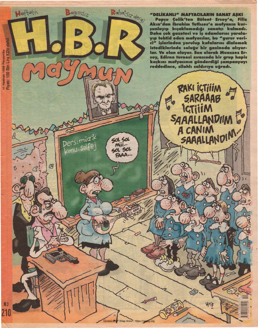 HBR Maymun Sayı 210 kapak görseli