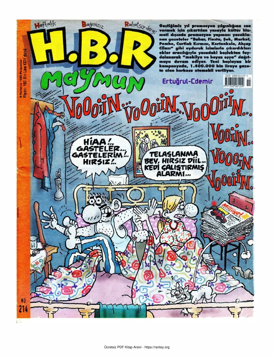 HBR Maymun Sayı 214 kapak görseli