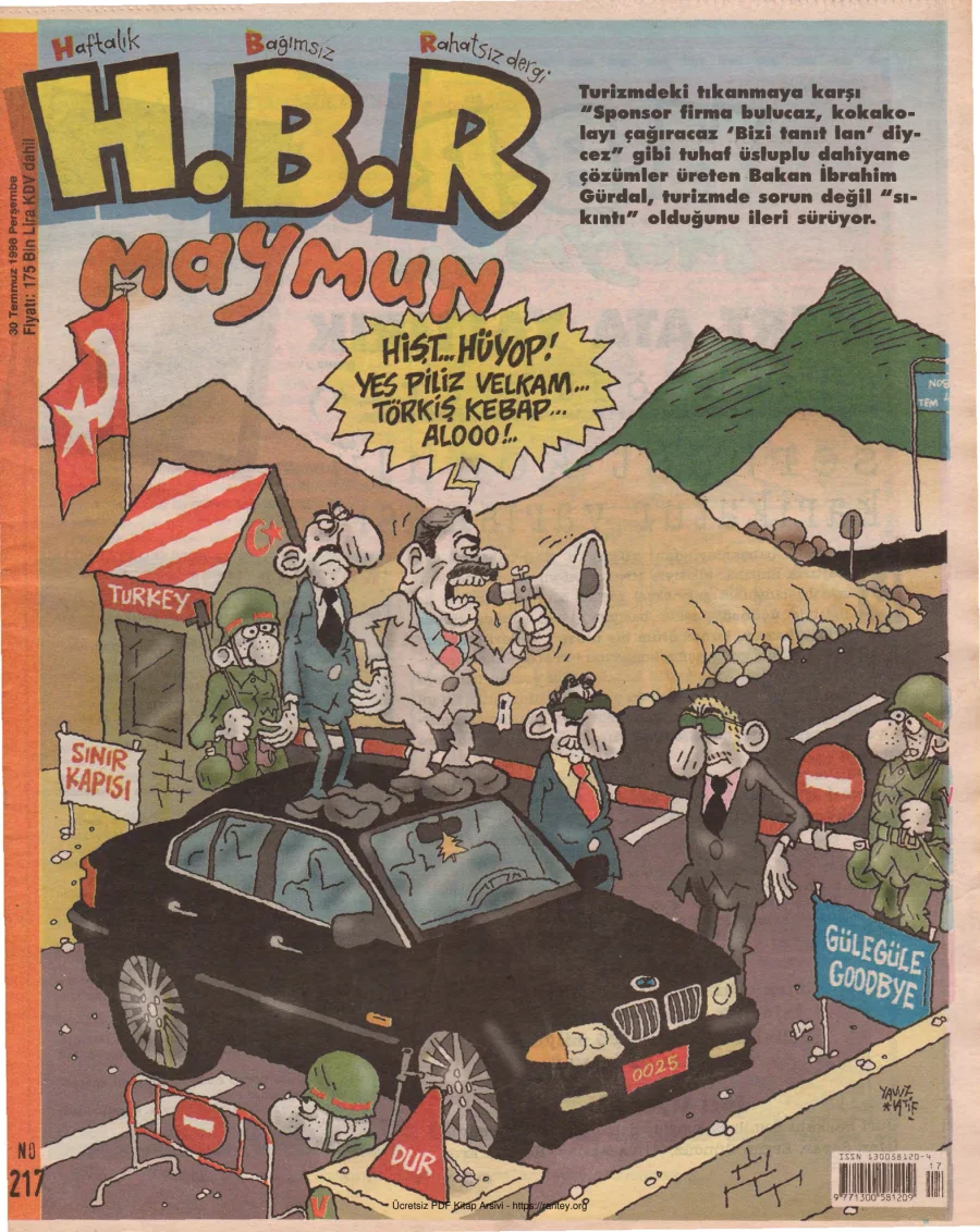 HBR Maymun Sayı 217 kapak görseli