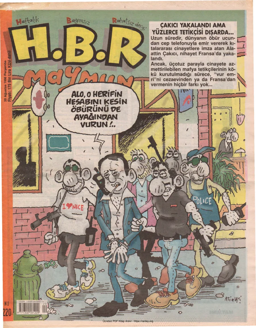 HBR Maymun Sayı 220 kapak görseli
