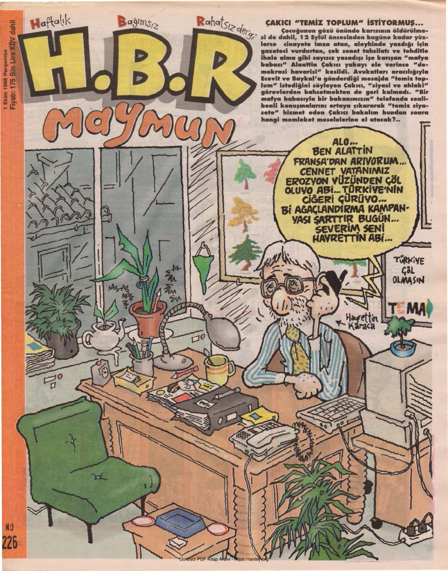 HBR Maymun Sayı 226 kapak görseli