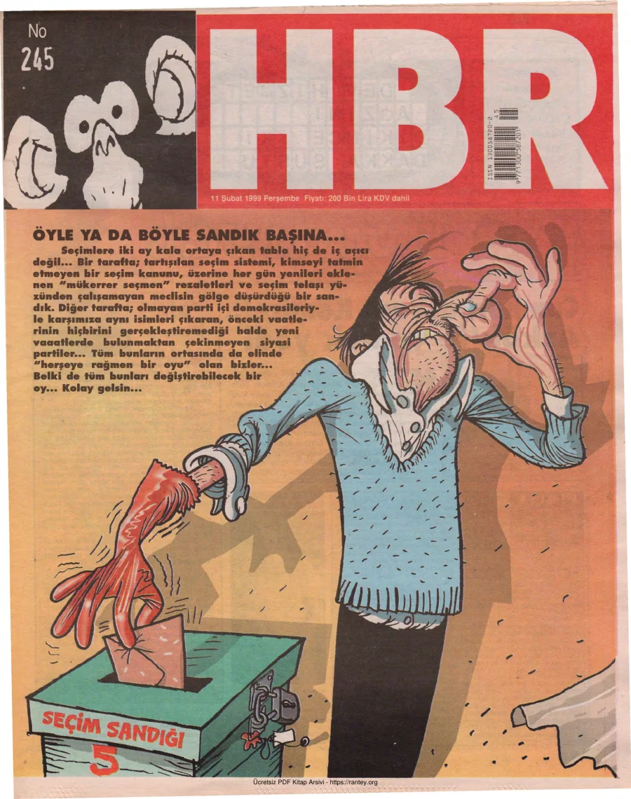 HBR Maymun Sayı 245 kapak görseli