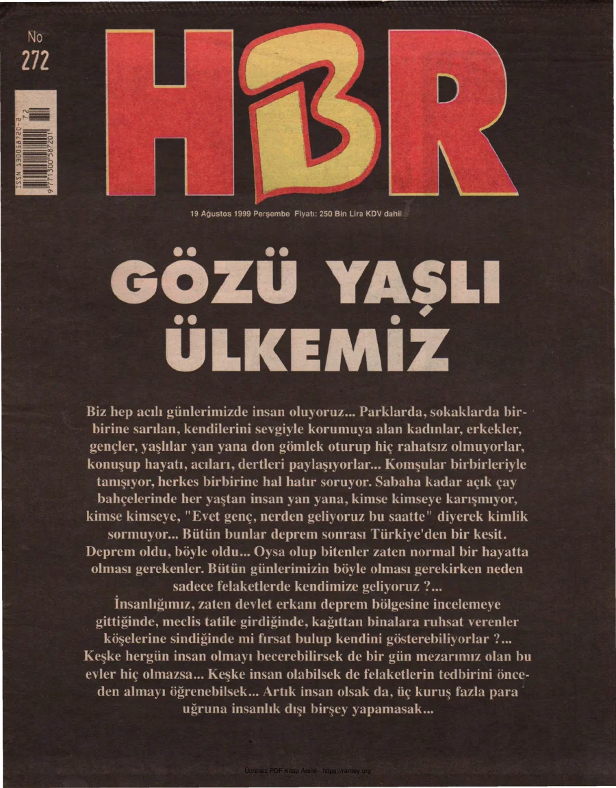 HBR Maymun Sayı 272 kapak görseli