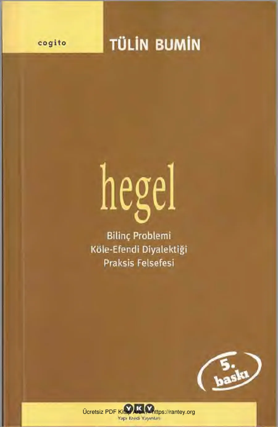 Hegel Cogito kapak görseli