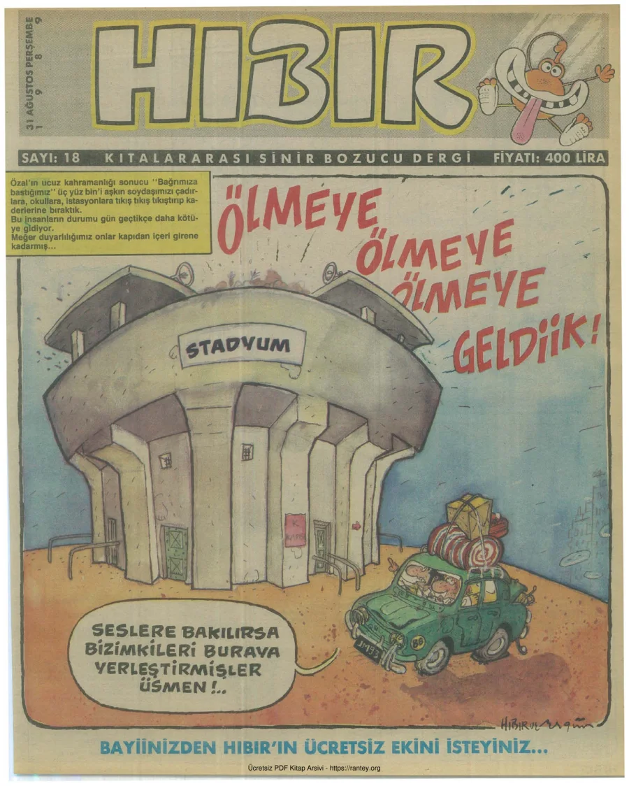 HıBıR Sayı 018 kapak görseli