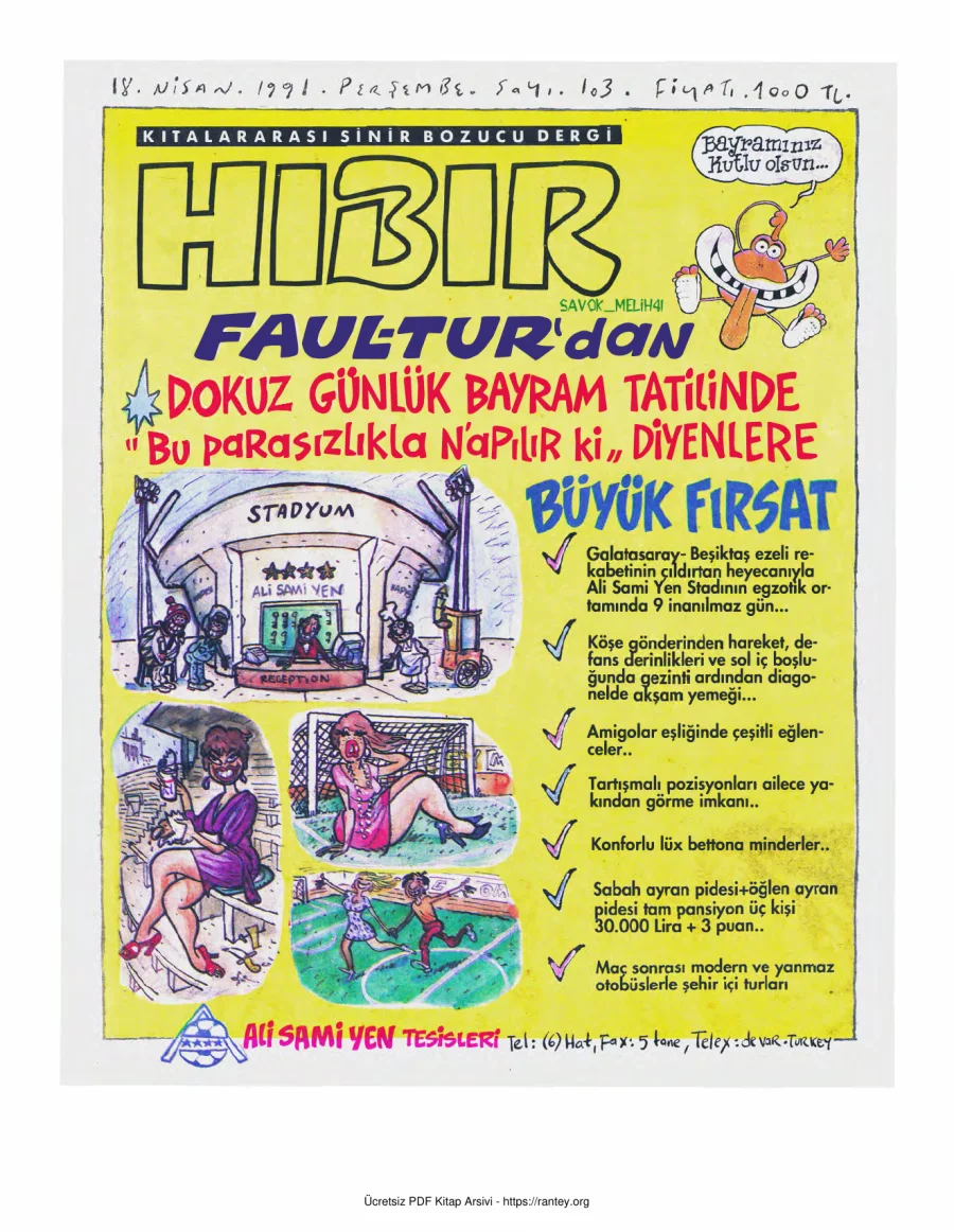 HıBıR Sayı 103 kapak görseli