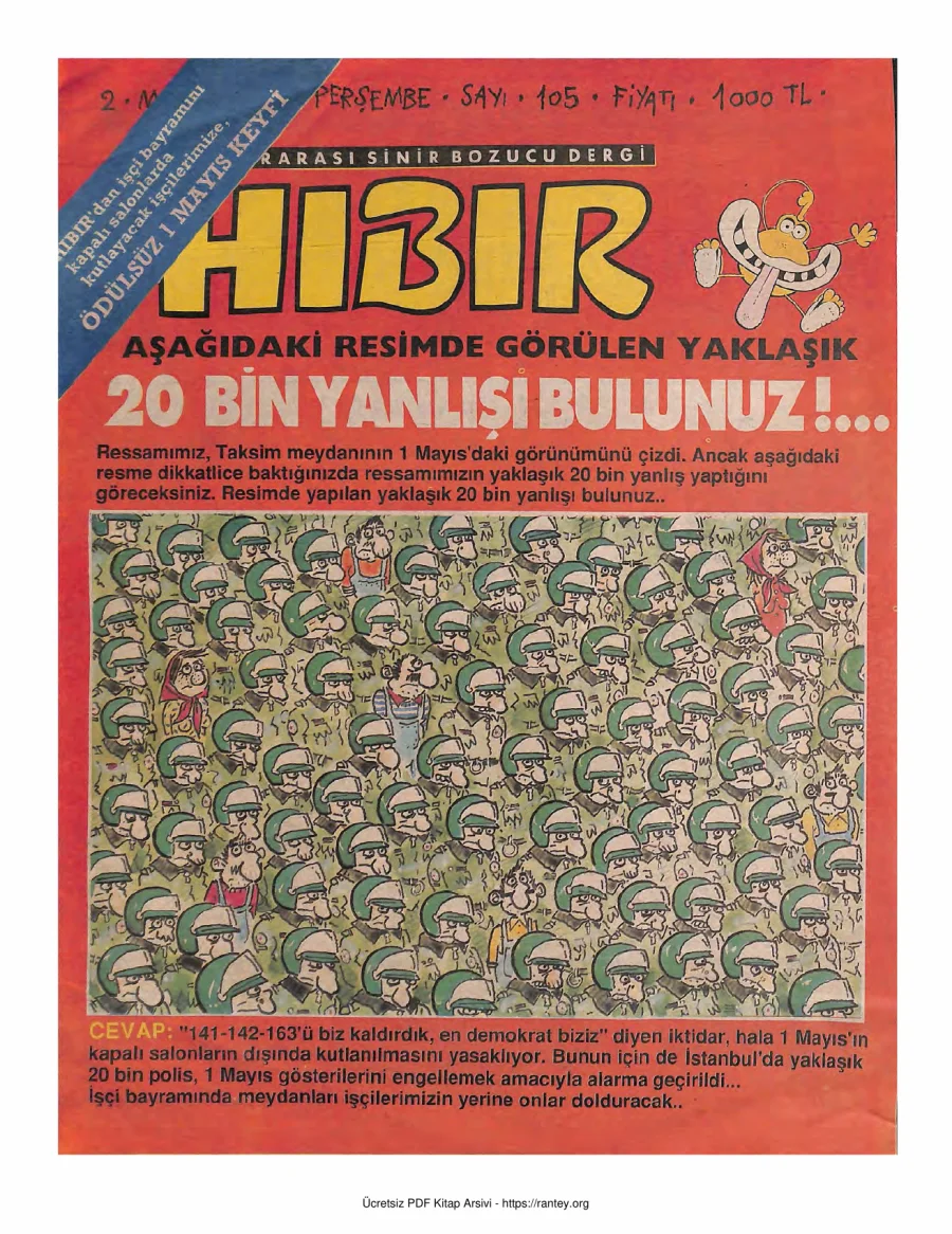 HıBıR Sayı 105 kapak görseli