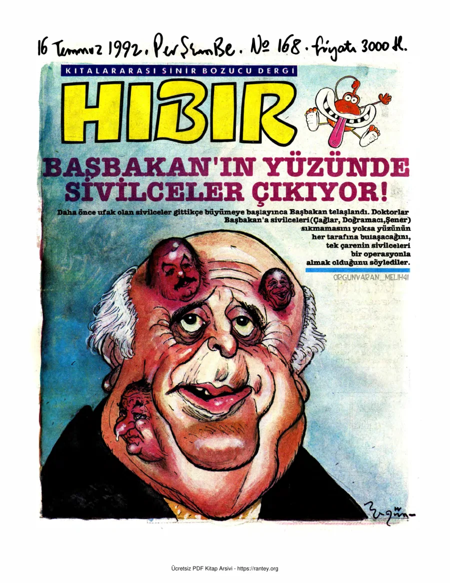HıBıR Sayı 168 kapak görseli