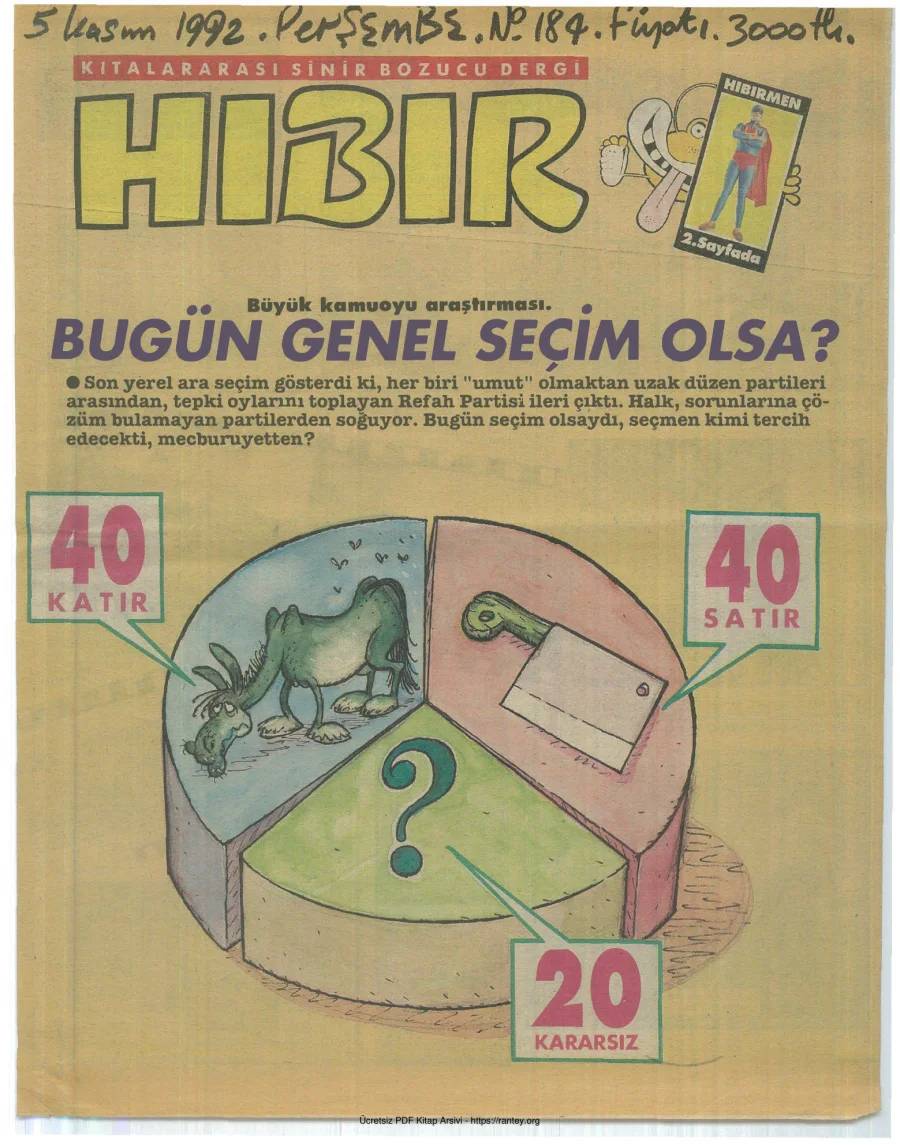 HıBıR Sayı 184 kapak görseli