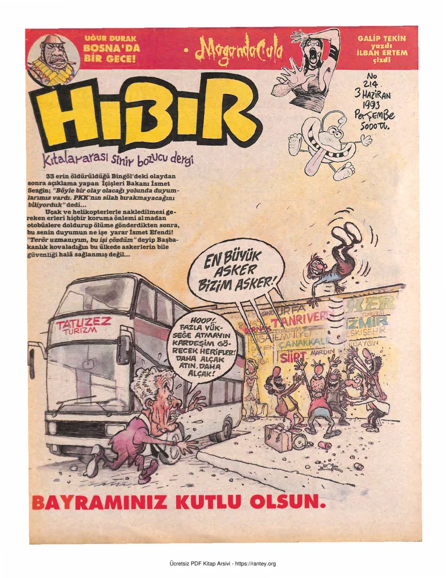 HıBıR Sayı 214 kapak görseli