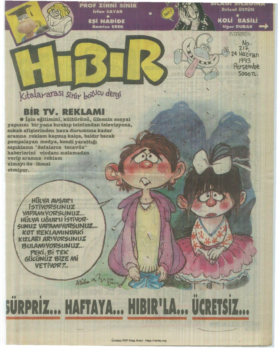 HıBıR Sayı 217 kapak görseli
