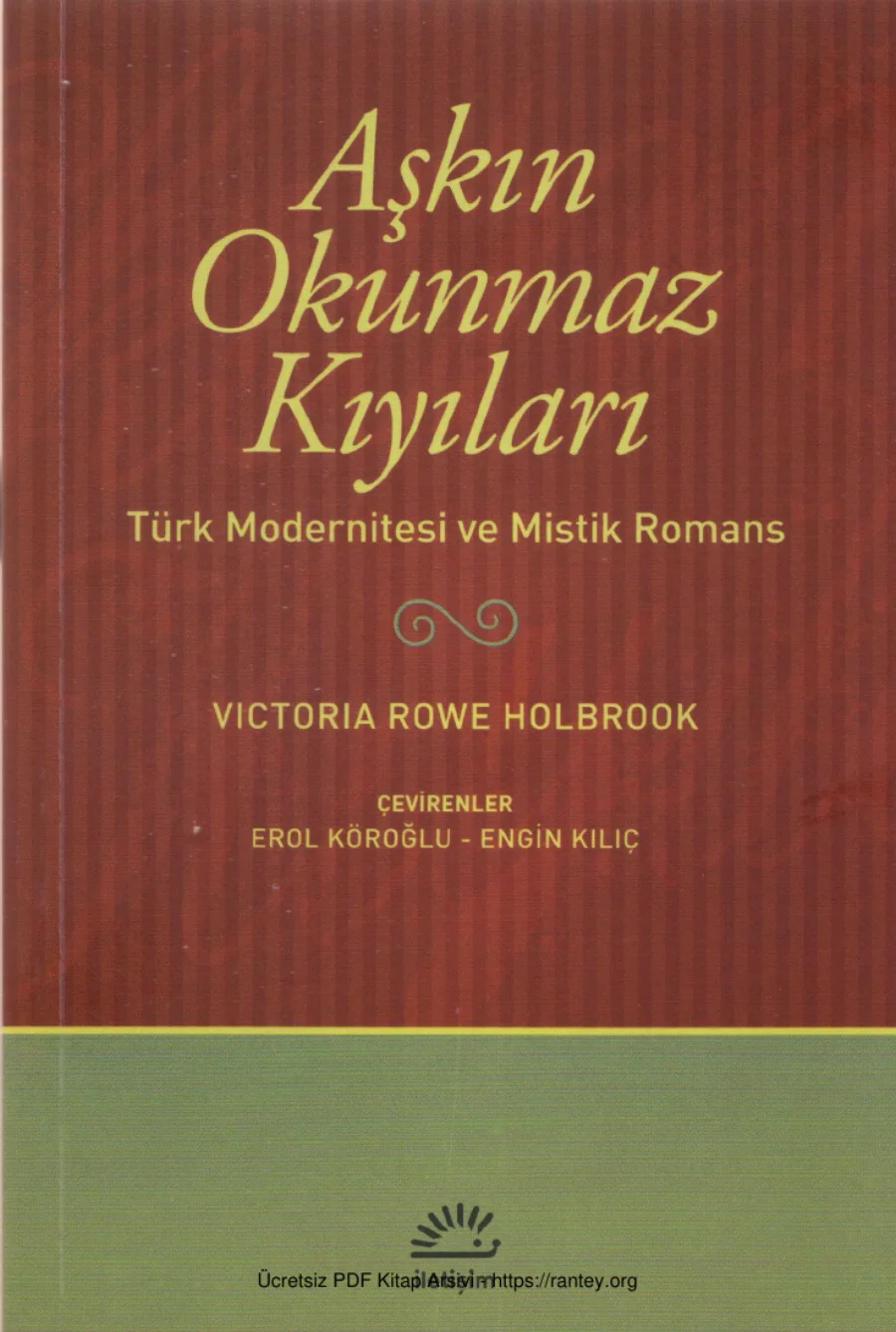 Holbrook Aşkın Okunmaz Kıyıları kapak görseli