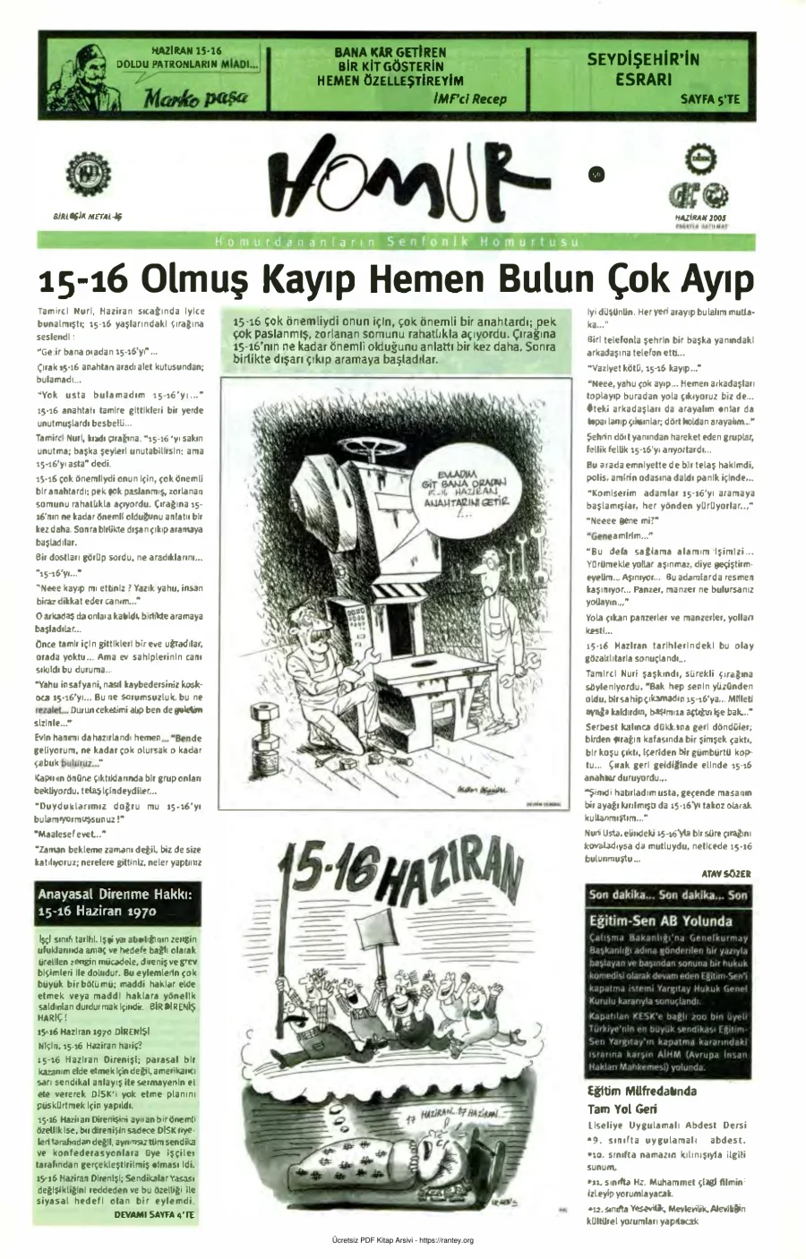 Homur 56 kapak görseli