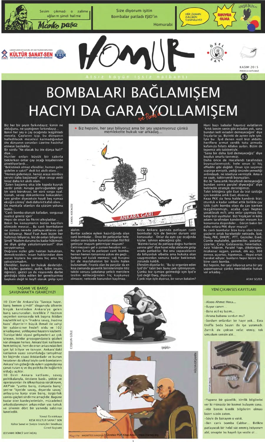 Homur 83 kapak görseli