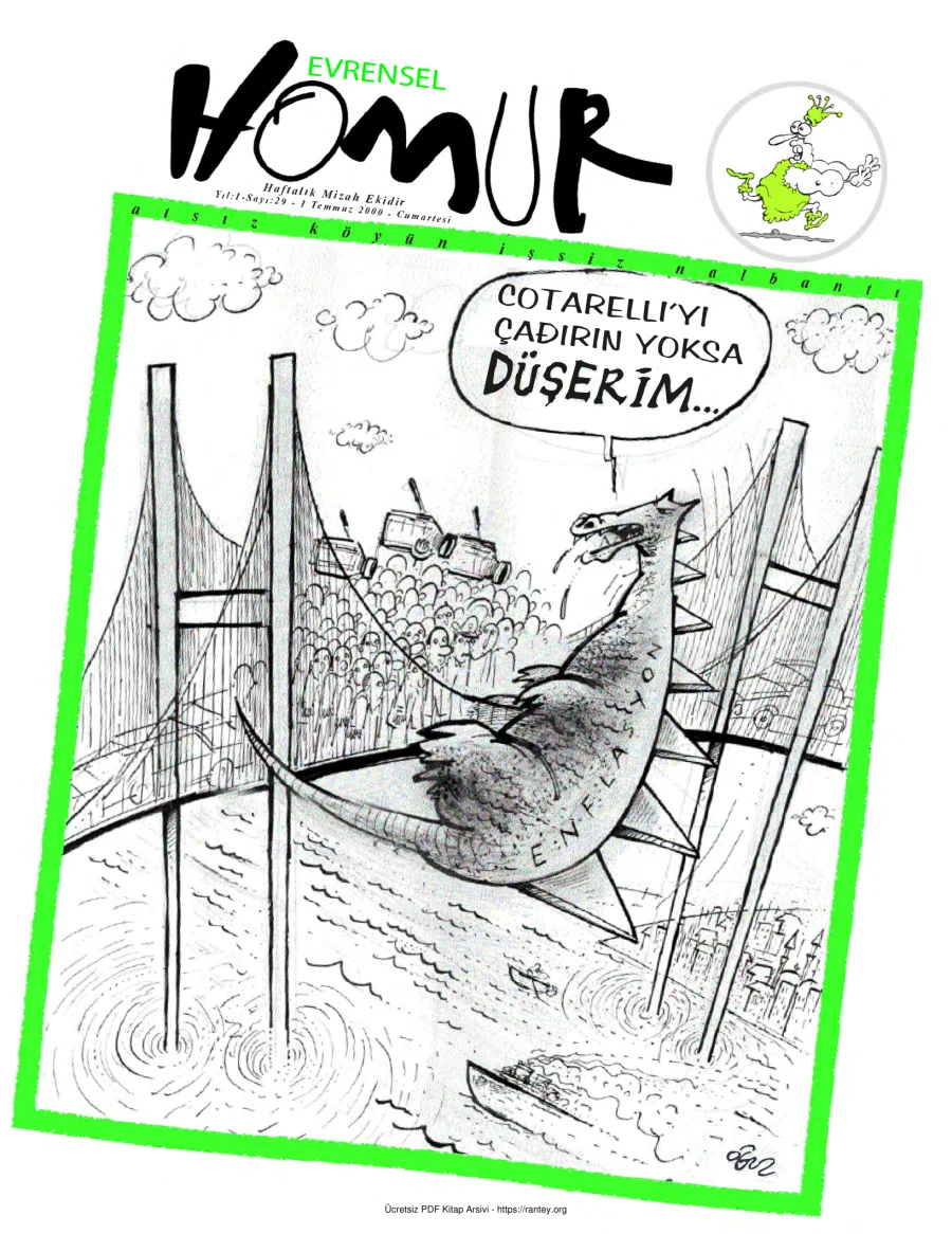 Homur Evrensel 29 kapak görseli