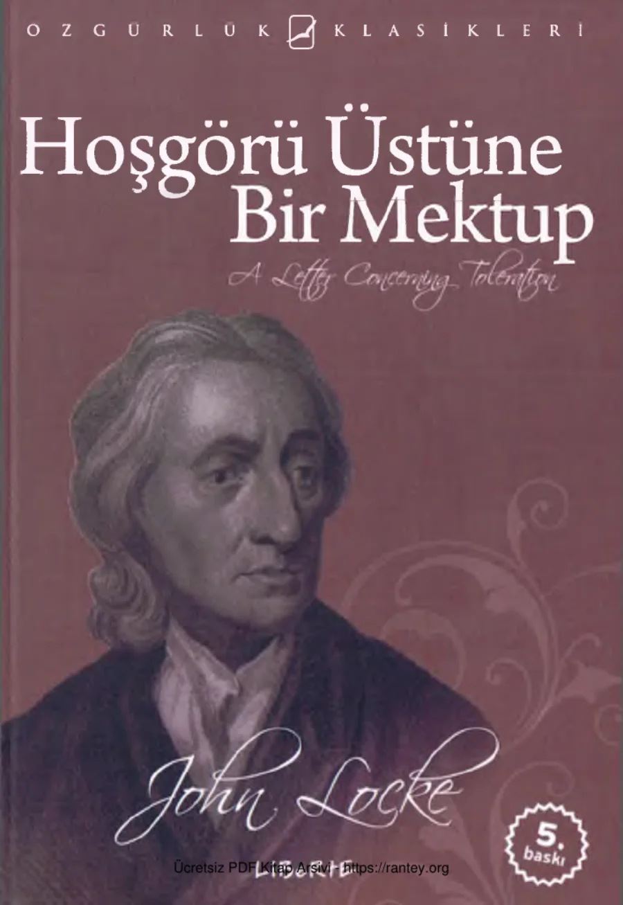 Hoşgörü Üstüne Bir Mektup kapak görseli
