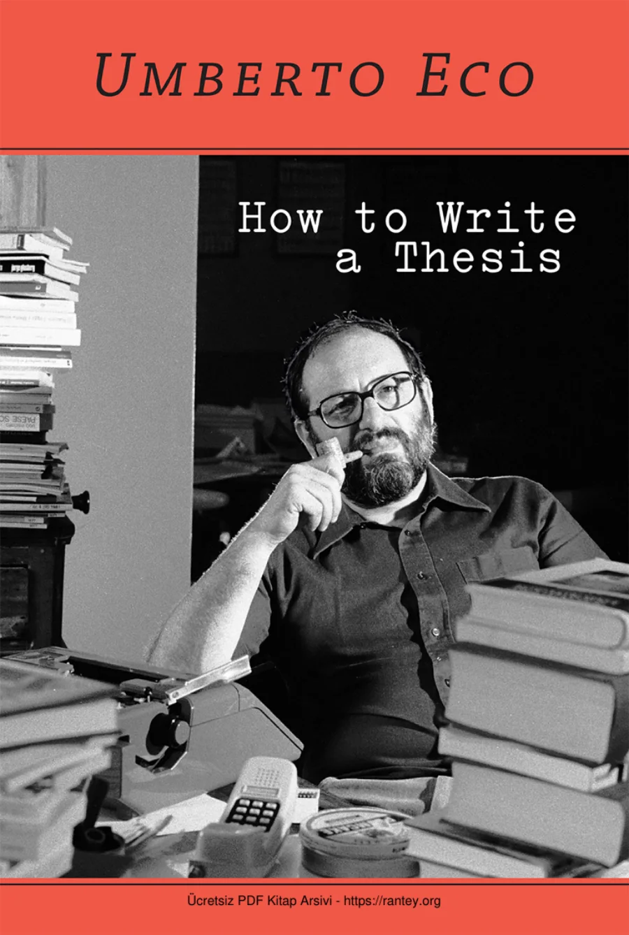 How to Write a Thesis The MIT Press kapak görseli