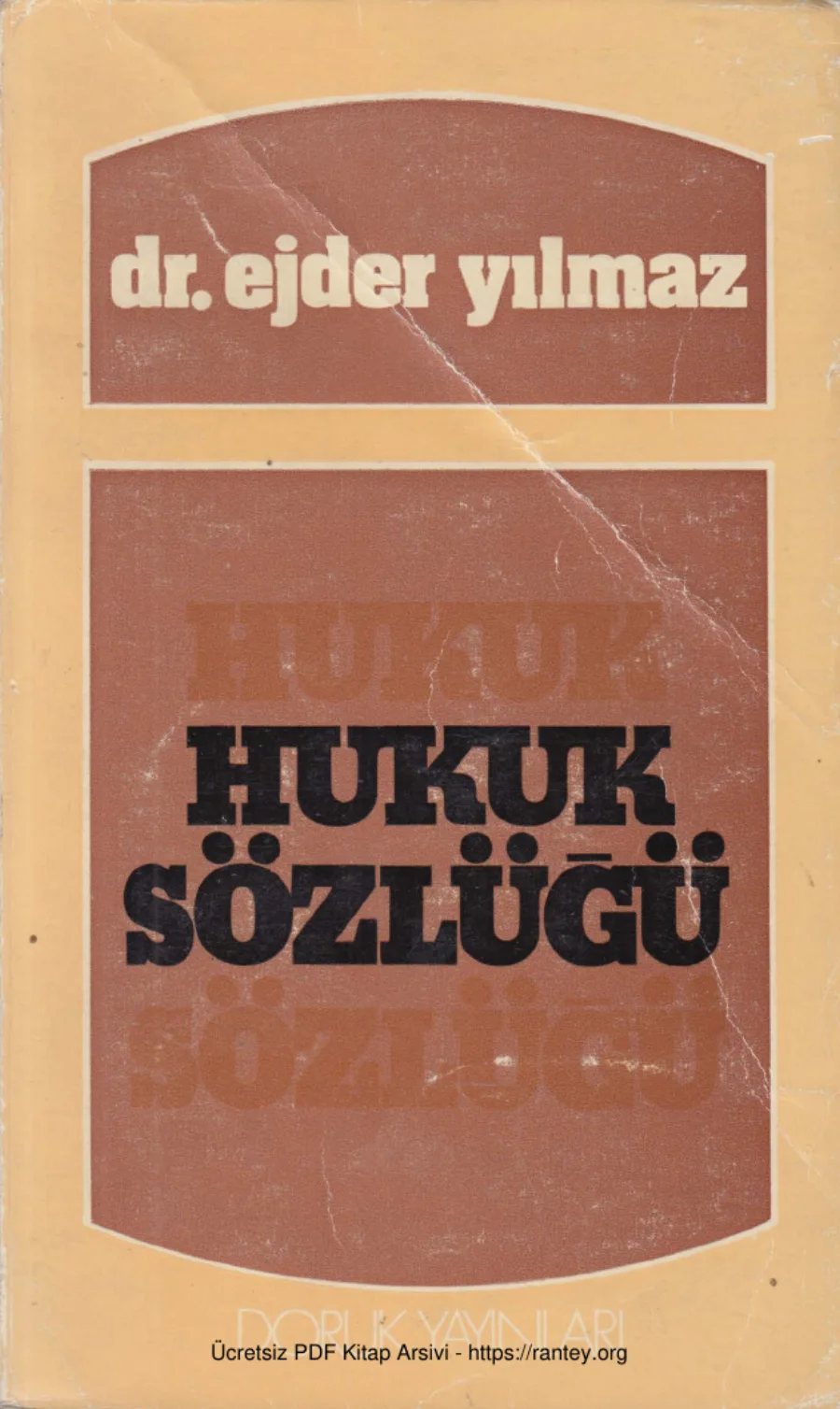 Hukuk Sözlüğü Doruk Yayınları kapak görseli