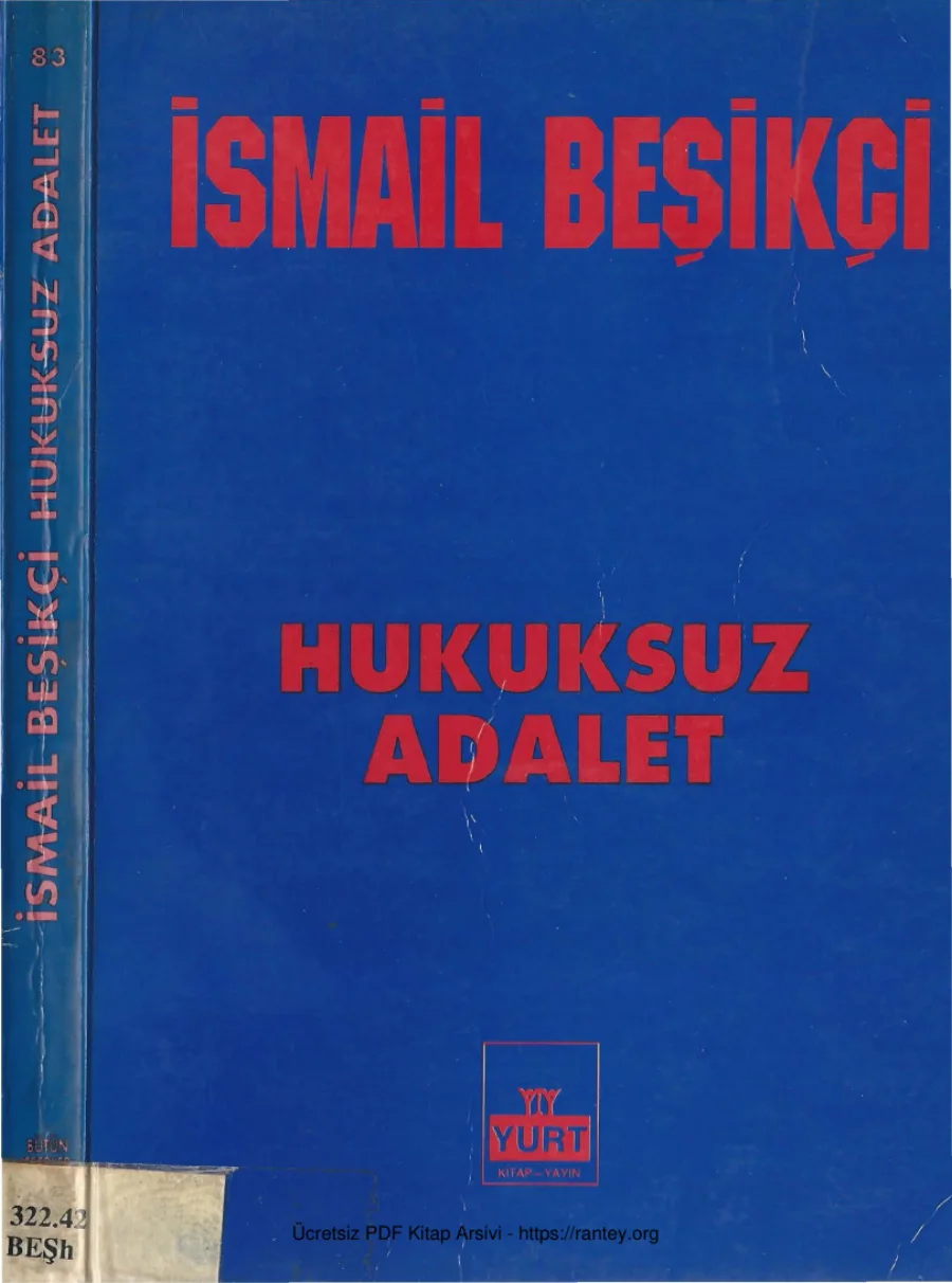 Hukuksuz Adalet Yurt Yayınları kapak görseli