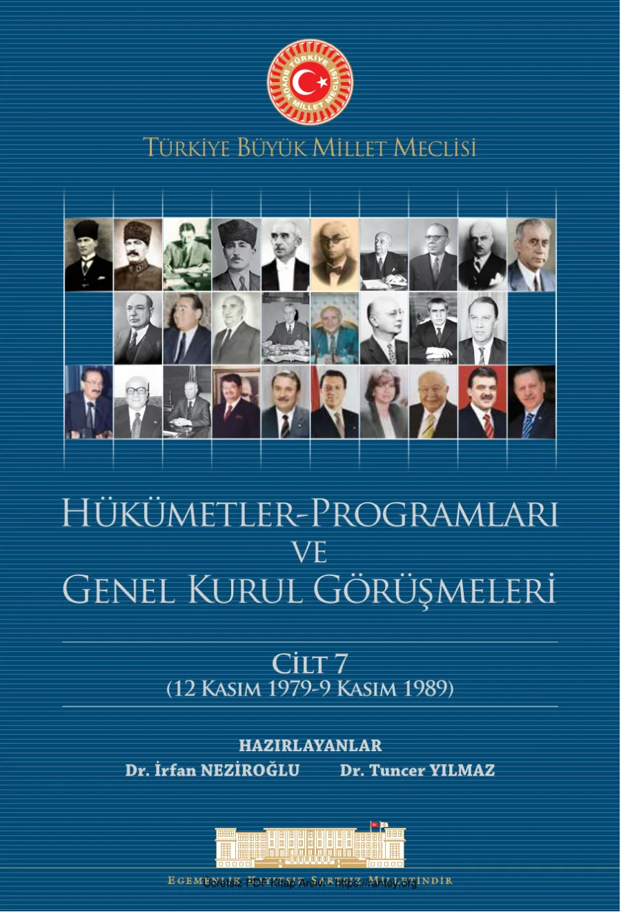 Hükümetler Cilt 07 TBMM Yayınları kapak görseli