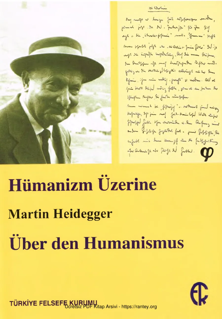 Hümanizm Üzerine TFK kapak görseli