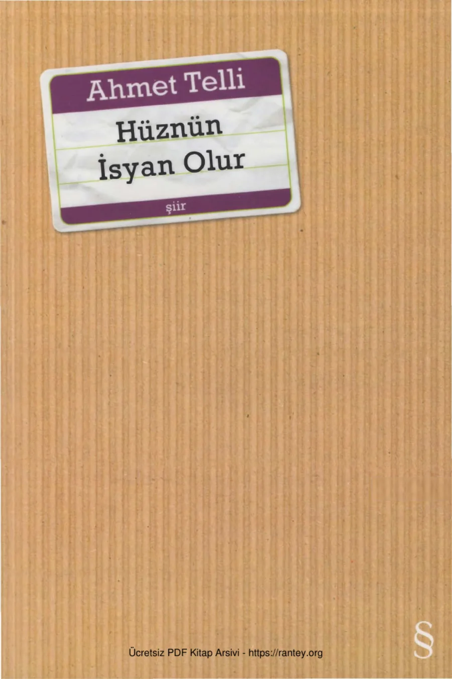 Hüznün İsyan Olur kapak görseli