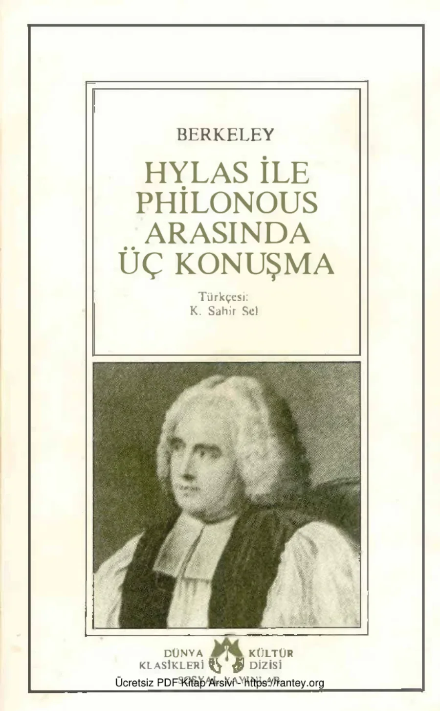 Hylas ile Philonous Arasında Üç Konuşma kapak görseli