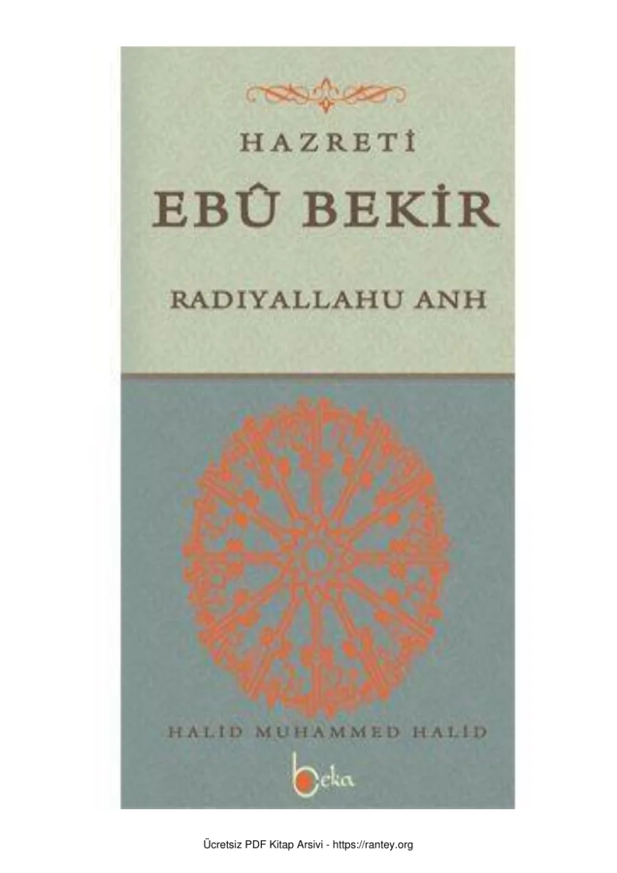 HZ EBU BEKIR Ebu Abdulmumin Tekin Mıhçı kapak görseli