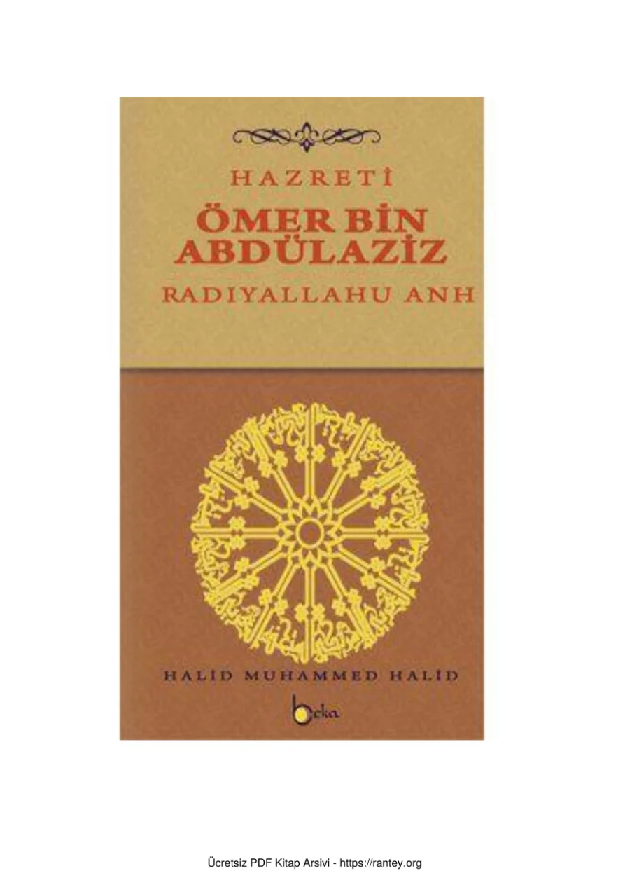 HZ ÖMER BİN ABDULAZİZ Ebu Abdulmumin Tekin Mıhçı kapak görseli