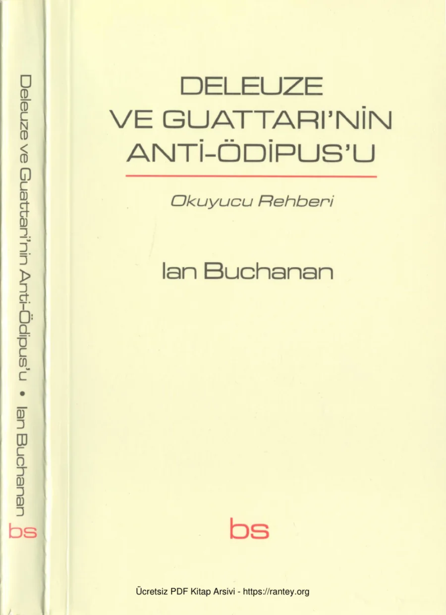 Ian Buchanan Deleuze ve Guattarinin Anti Ödipusu Okuyucu Rehberi kapak görseli