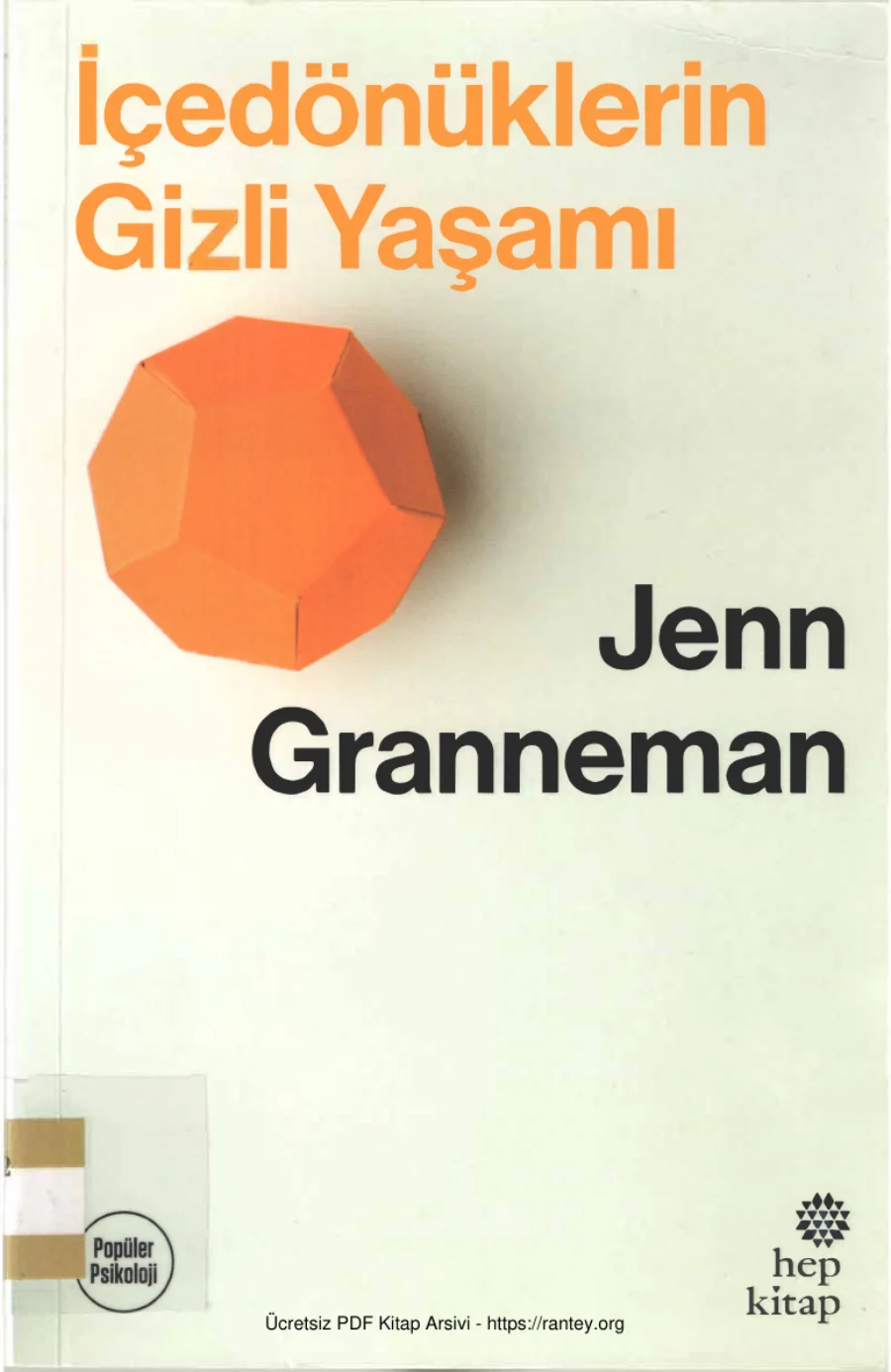 İçedönüklerin Gizli Yaşamı Hayykitap kapak görseli