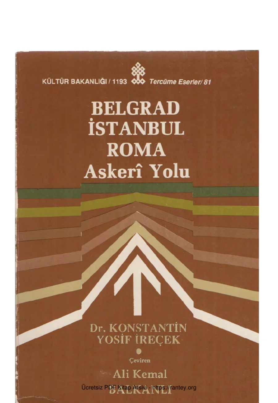 İçerek Belgrad İstanbul Roma Asker Yolu kapak görseli